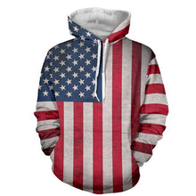 Load image into Gallery viewer, American Flag Hoodie