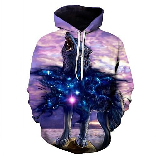 Galaxy Wolf Hoodie