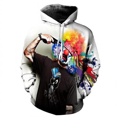 Clown Designed Hoodie