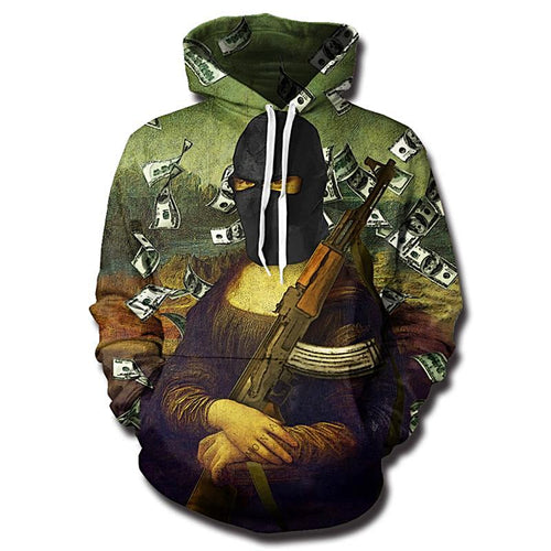 Monalisa AK47 Hoodie