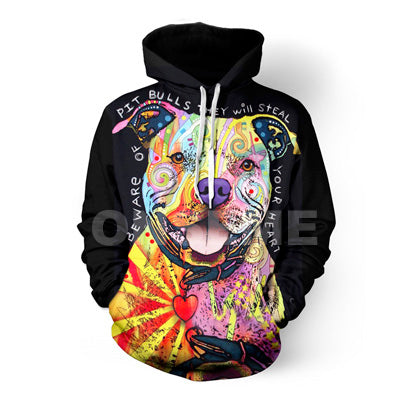 Creative Pitbull Hoodie