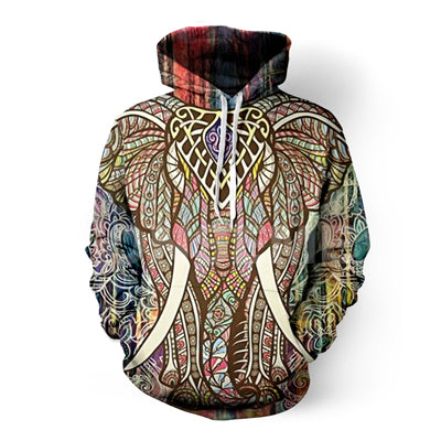 Buddha Elephant 3D Hoodie