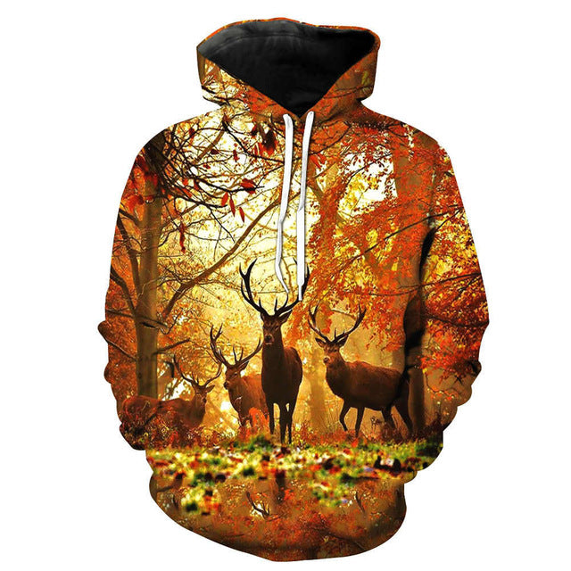 Forest Deer Hoodie