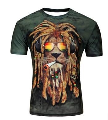 3D Rasta Lion T-Shirt