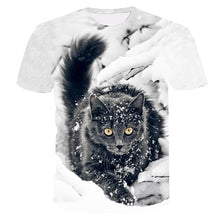 Load image into Gallery viewer, Winter Cat T-Shirt