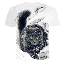 Load image into Gallery viewer, Winter Cat T-Shirt