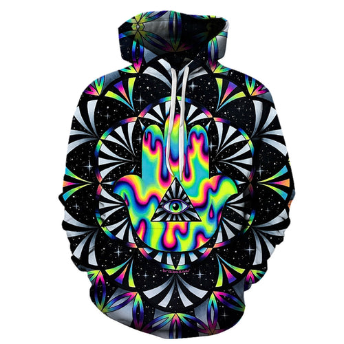 Trippy Hamsa Hoodie