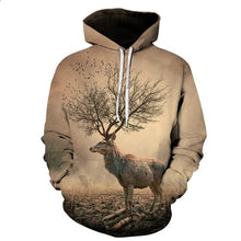 Load image into Gallery viewer, Antlers Deer Hoodie