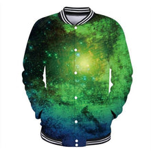 Load image into Gallery viewer, Green Galaxy Jacket