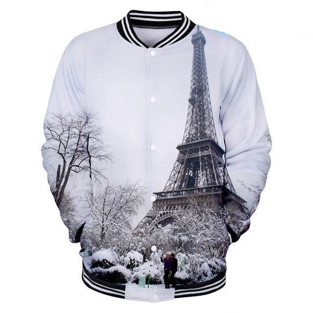 Eiffel Tower in Winter jacket